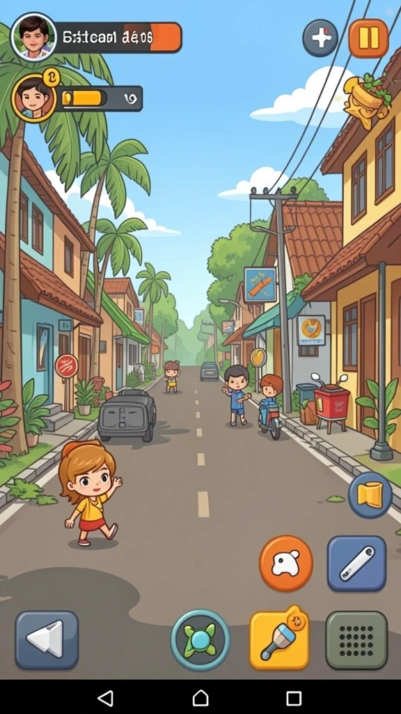 nagawin - Proses permainan yang seru dan menantang.
