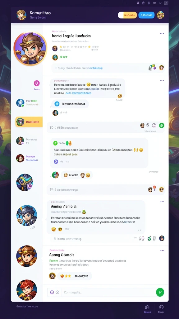 online138 - Gambar karakter aksi yang dinamis dan penuh warna.
