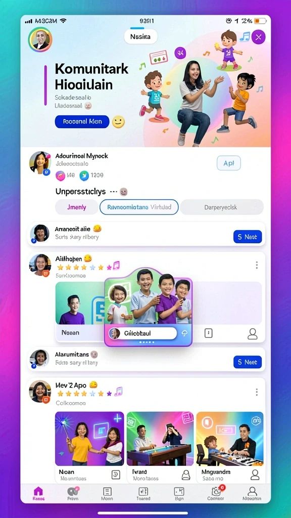 yumetoto - Tampilan utama aplikasi YUMETOTO yang menarik dan mudah dinavigasi.